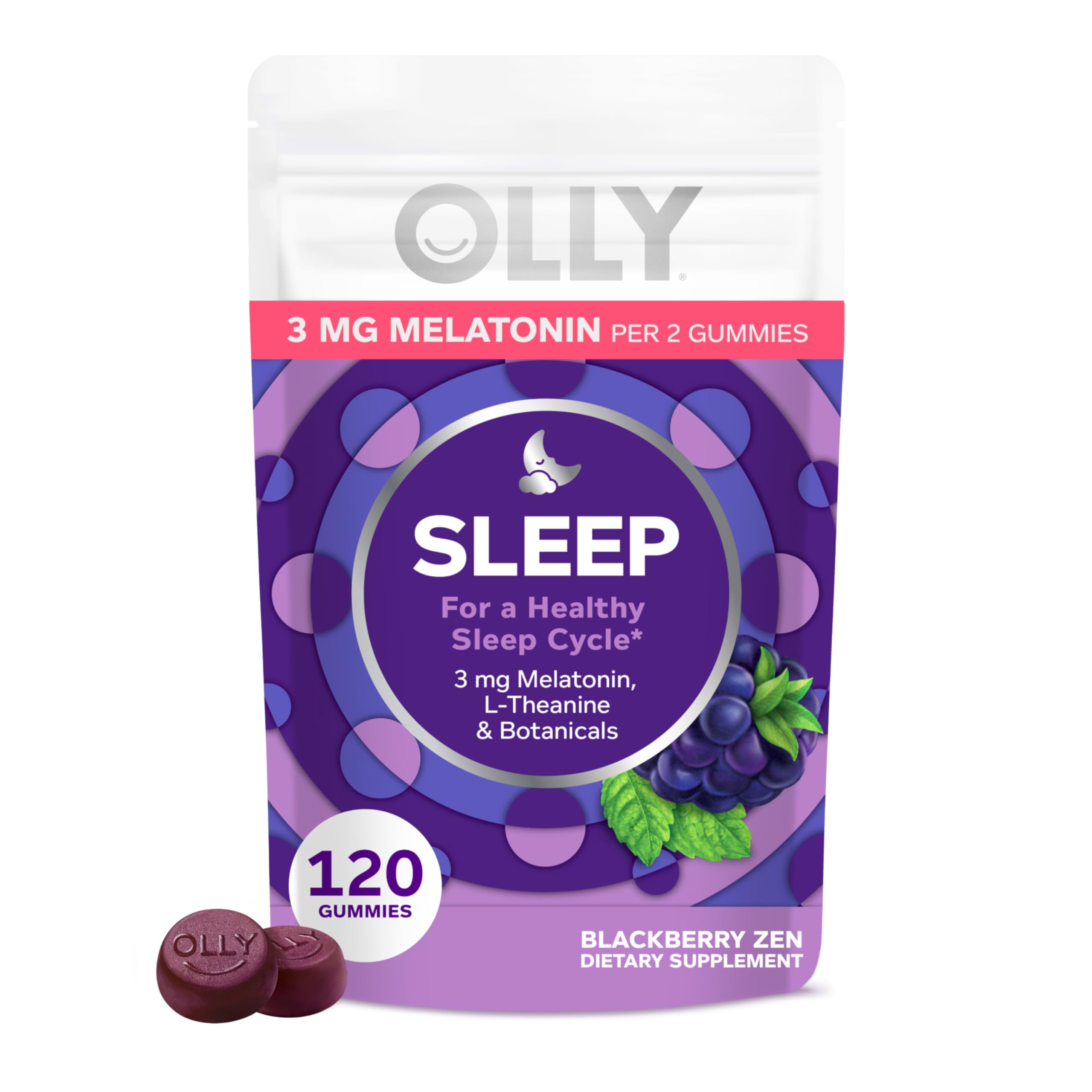 Amazon.com: OLLY Sleep Gummy, 3 mg Melatonin, L-Theanine